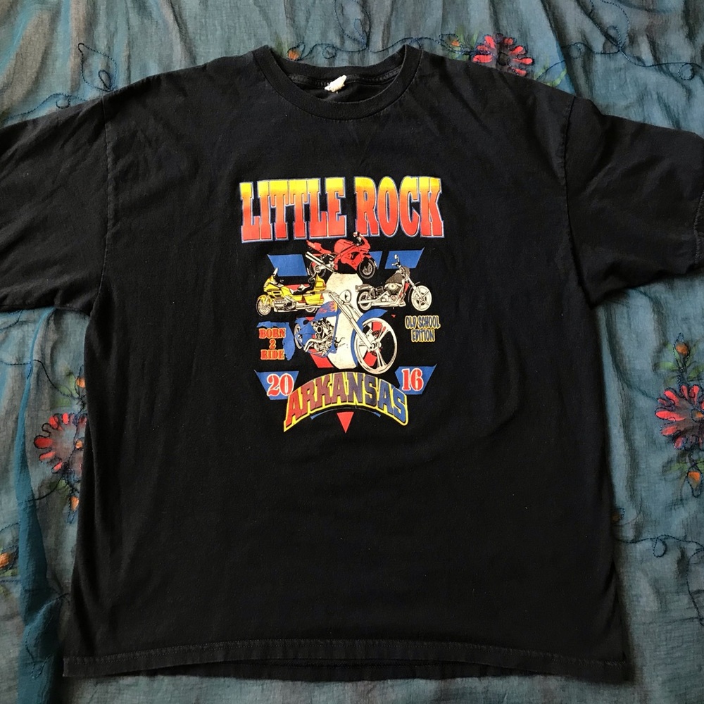 Little Rock motorcycle t-shirt